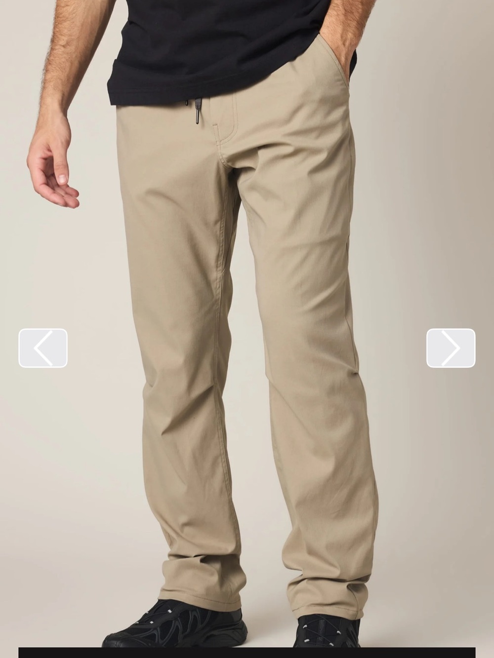 686 Men’s Everywhere Pant- relaxed fit color WHITE w36/L34 NWT in plastic